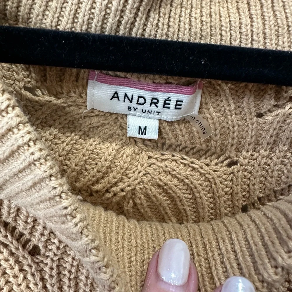 ANDREE BY UNIT OVERSIZED Multicolor Knit Sweater - Picture 5 of 6